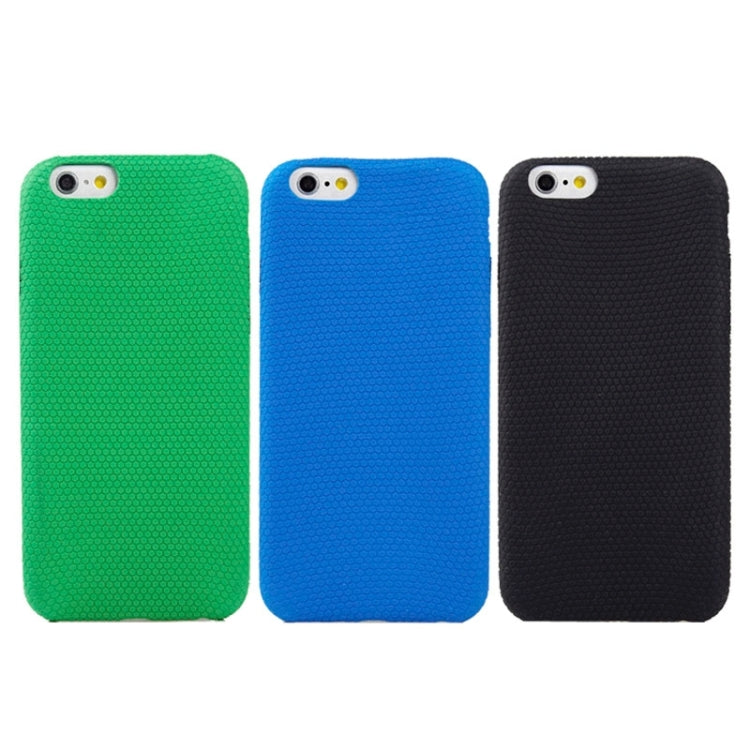 Football Texture Durable Soft TPU Imitation Leather Case for iPhone 6 & 6S(Green)
