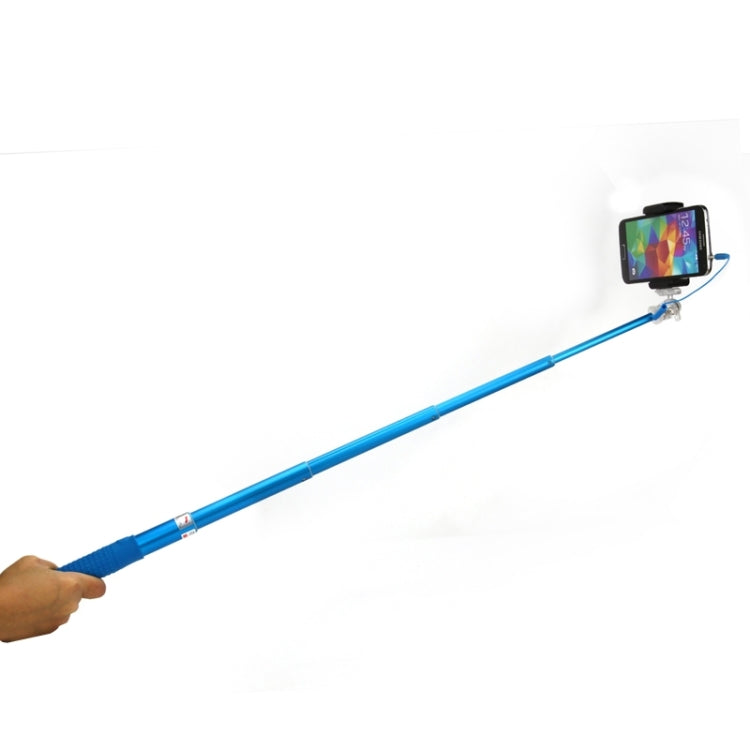 Anti-skid Aluminium Alloy 3.5mm Audio Cable Take Pole Self-timer Controller for iPhone 6 & 6S & 5 / Galaxy S3 / S4 / S5 / NOTE, Max Length: 85cm