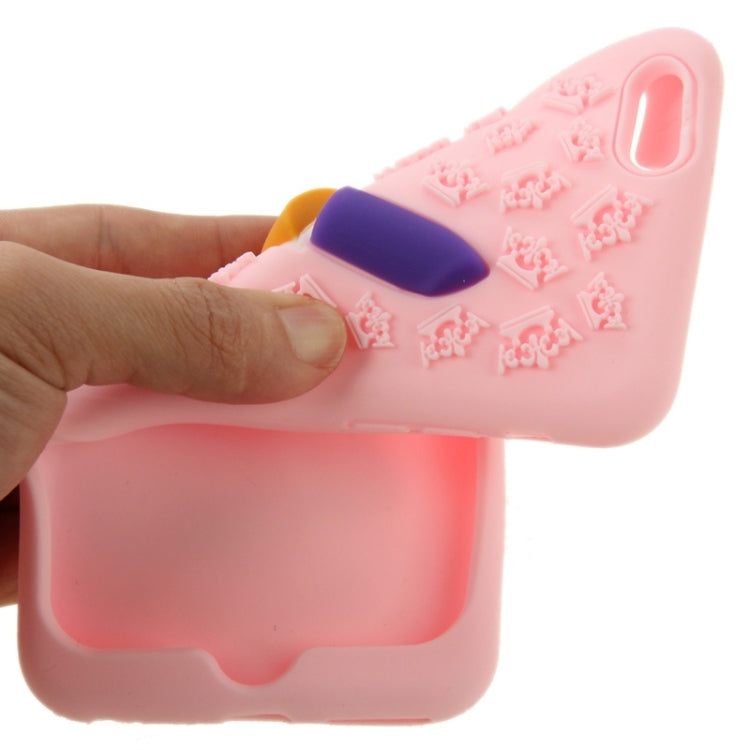 3D Lipstick Pattern Silicone Protective Case for iPhone 6