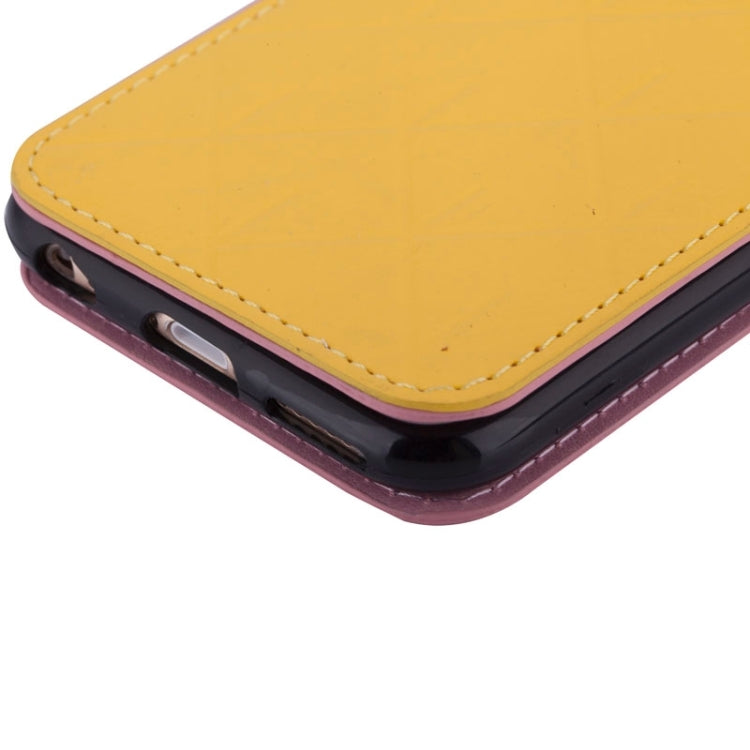 Pineapple Pattern Leather Case with Holder & Card Slot for iPhone 6 & 6S