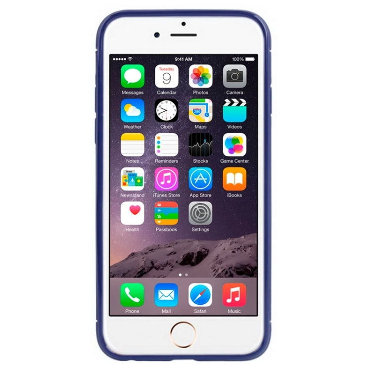 Litchi Texture with Holes Anti-slip TPU Protective Case for iPhone 6 & 6S