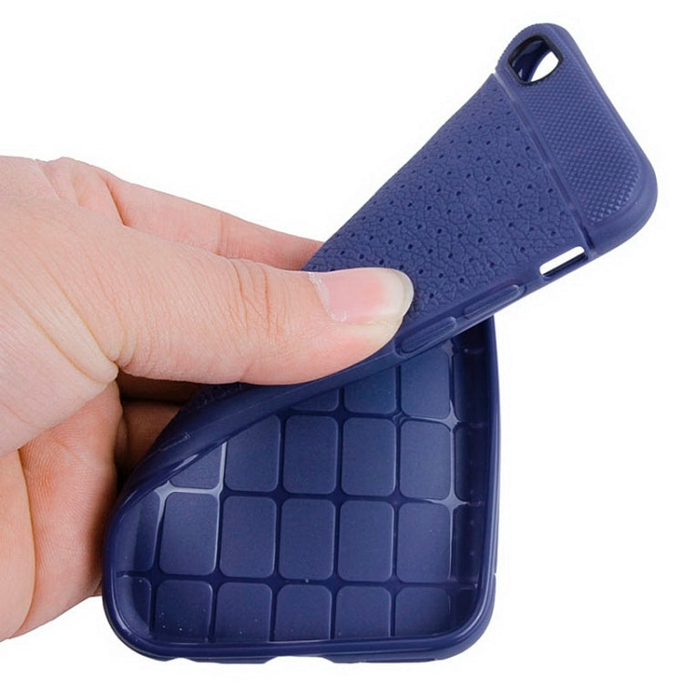 Litchi Texture with Holes Anti-slip TPU Protective Case for iPhone 6 & 6S