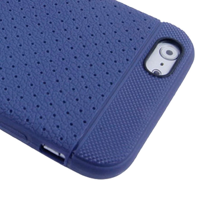 Litchi Texture with Holes Anti-slip TPU Protective Case for iPhone 6 & 6S