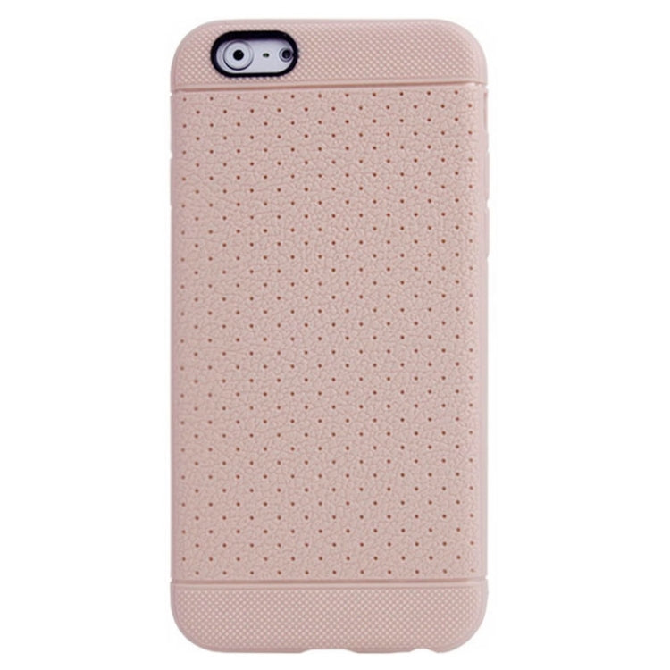 Litchi Texture with Holes Anti-slip TPU Protective Case for iPhone 6 & 6S