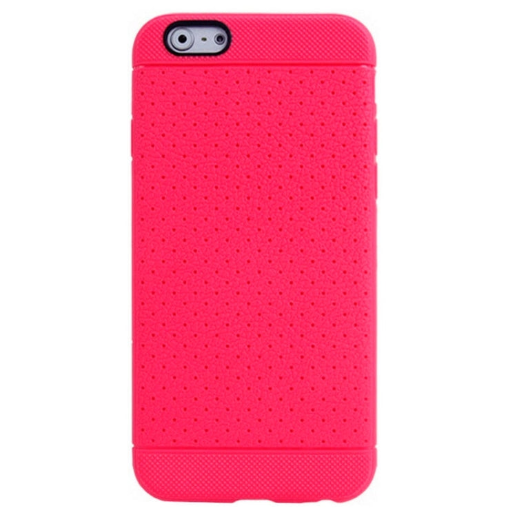 Litchi Texture with Holes Anti-slip TPU Protective Case for iPhone 6 & 6S