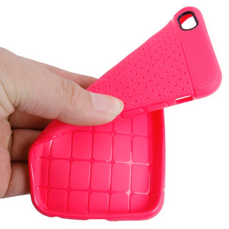 Litchi Texture with Holes Anti-slip TPU Protective Case for iPhone 6 & 6S