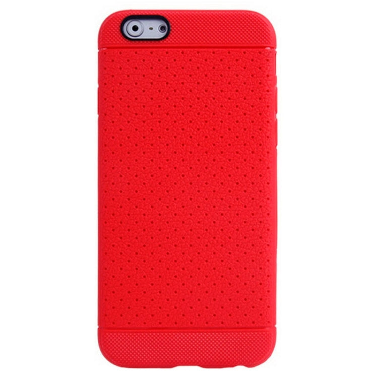 Litchi Texture with Holes Anti-slip TPU Protective Case for iPhone 6 & 6S