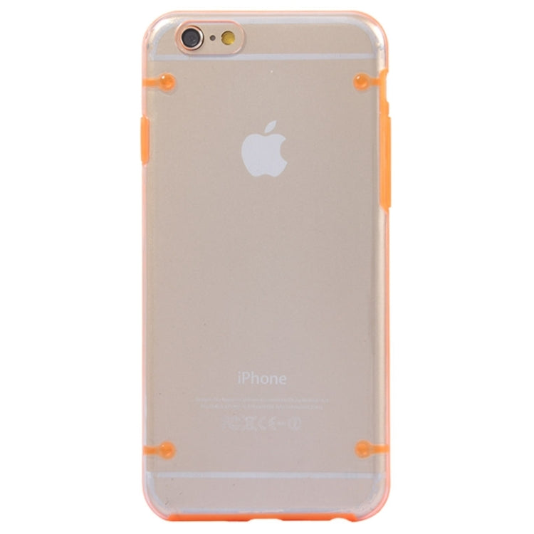 Luminous Frame Transparent Back Shell Plastic Case for iPhone 6 & 6S