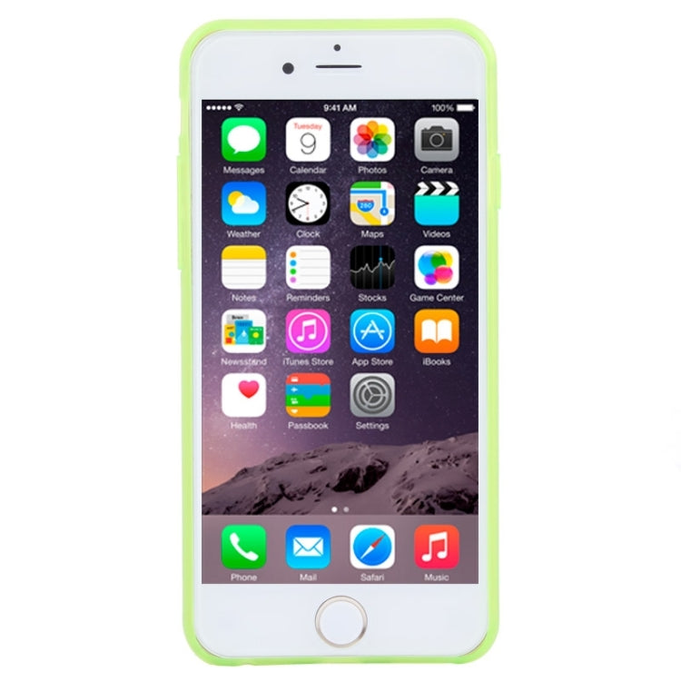 Luminous Frame Transparent Back Shell Plastic Case for iPhone 6 & 6S