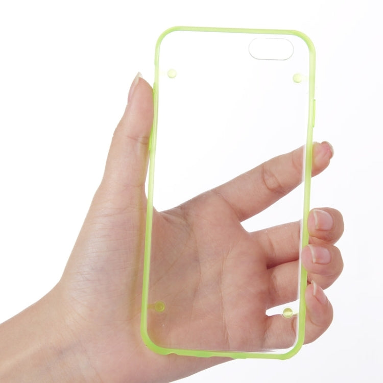 Luminous Frame Transparent Back Shell Plastic Case for iPhone 6 & 6S