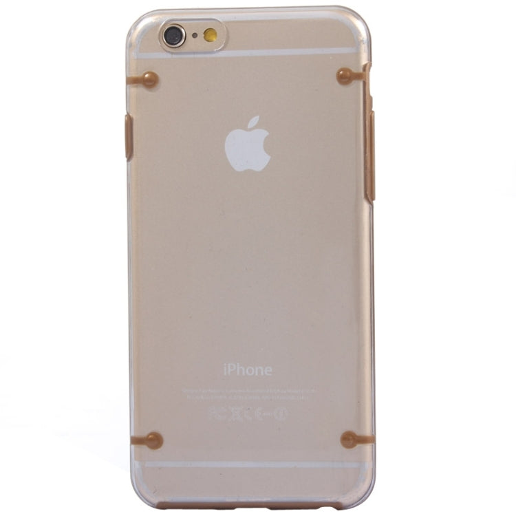 Luminous Frame Transparent Back Shell Plastic Case for iPhone 6 & 6S