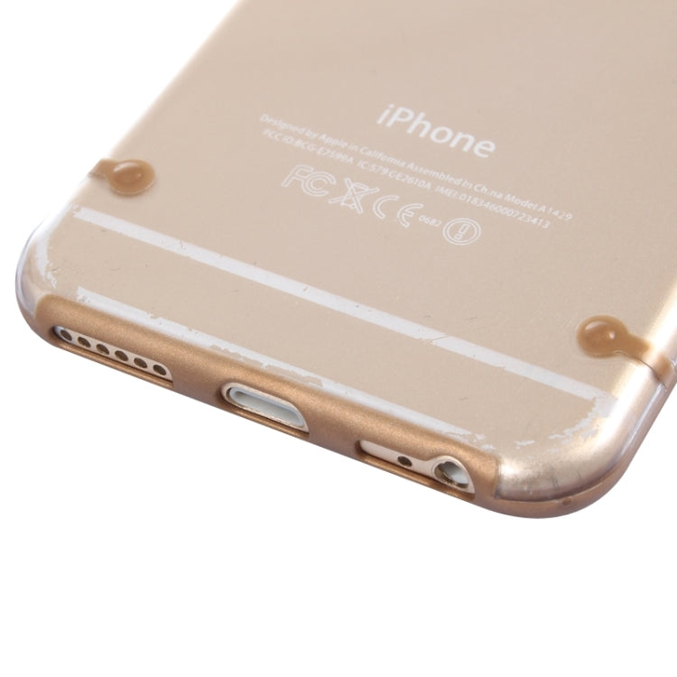 Luminous Frame Transparent Back Shell Plastic Case for iPhone 6 & 6S