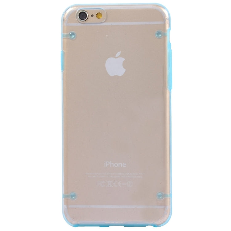Luminous Frame Transparent Back Shell Plastic Case for iPhone 6 & 6S