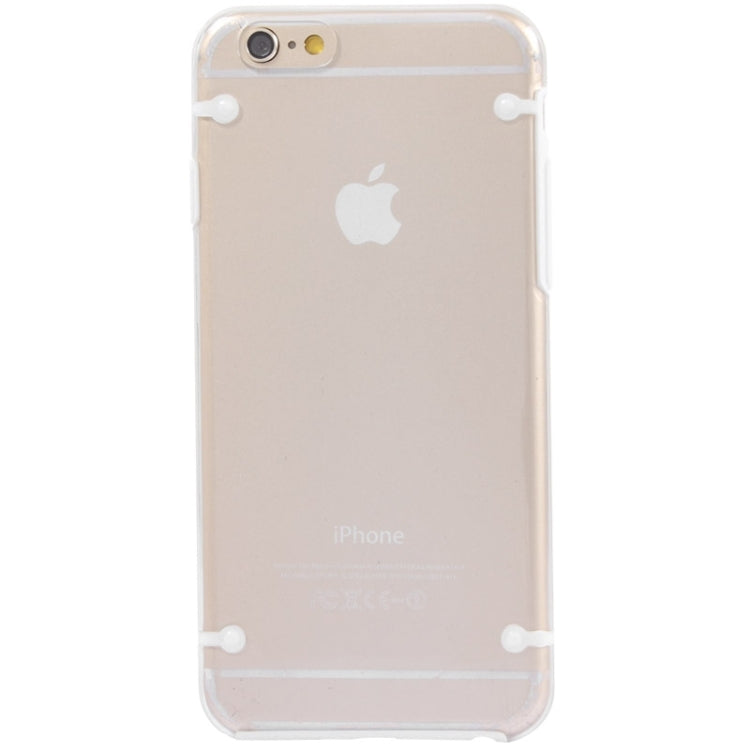 Luminous Frame Transparent Back Shell Plastic Case for iPhone 6 & 6S