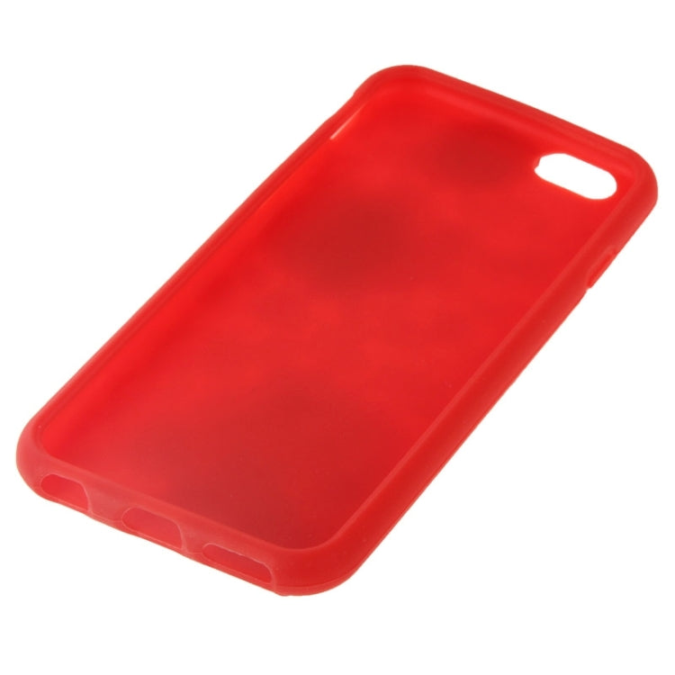 3D Rosa Multiflora Pattern Silicone Case for iPhone 6(Red)