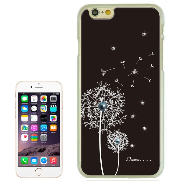 Dandelion Pattern Diamond-encrusted Hard Case for iPhone 6 & 6S