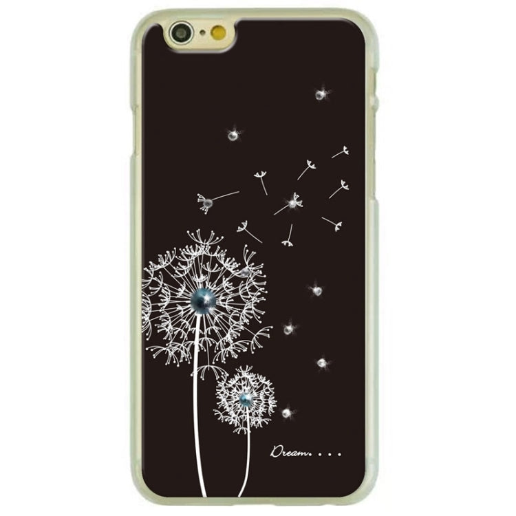 Dandelion Pattern Diamond-encrusted Hard Case for iPhone 6 & 6S
