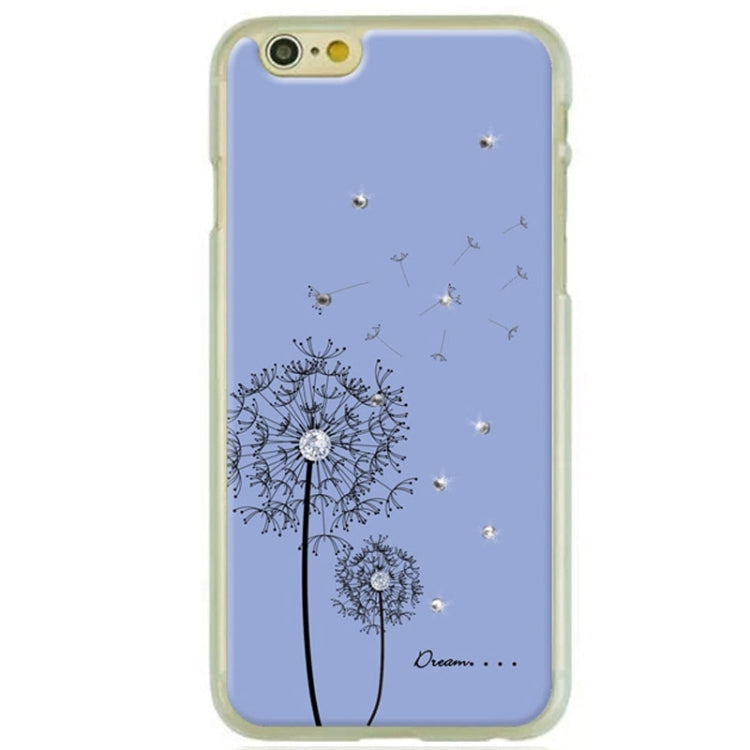 Dandelion Pattern Diamond-encrusted Hard Case for iPhone 6 & 6S