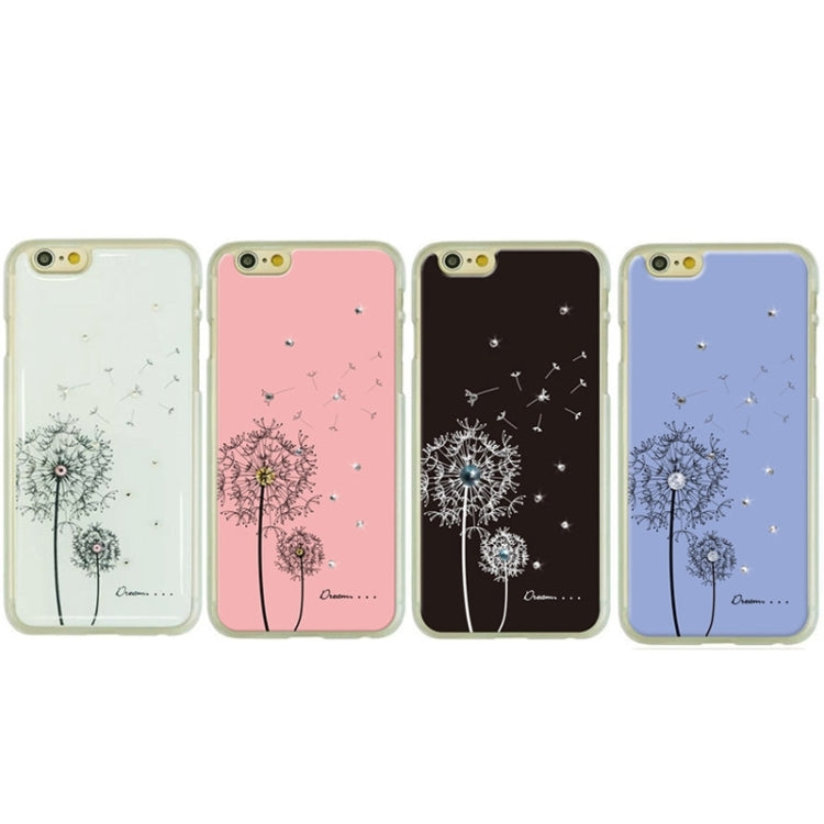 Dandelion Pattern Diamond-encrusted Hard Case for iPhone 6 & 6S