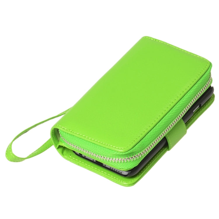 2 in 1 Separable Zipper Wallet Leather Case with Lanyard for iPhone 6