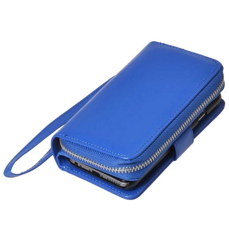 2 in 1 Separable Zipper Wallet Leather Case with Lanyard for iPhone 6