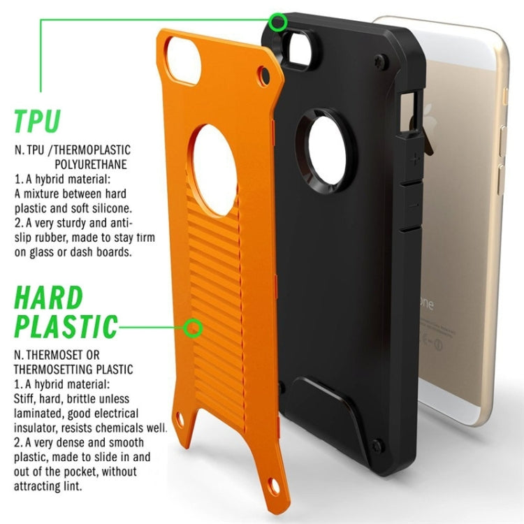Caseology Shockproof Rugged Armor Removable Plastic Back Cover & TPU Case for iPhone 6