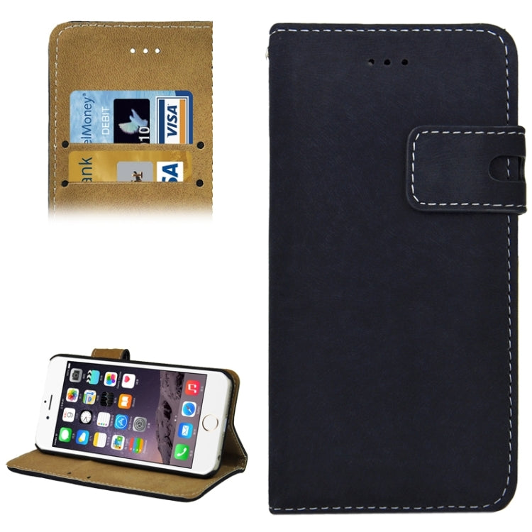 Frosted Horizontal Flip Leather Case with Holder & Card Slots & Wallet for iPhone 6 & 6S