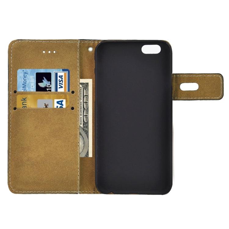 Frosted Horizontal Flip Leather Case with Holder & Card Slots & Wallet for iPhone 6 & 6S