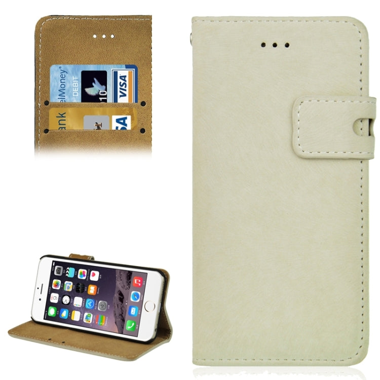 Frosted Horizontal Flip Leather Case with Holder & Card Slots & Wallet for iPhone 6 & 6S