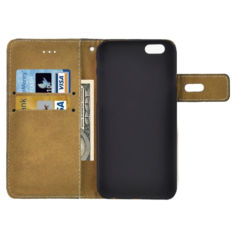 Frosted Horizontal Flip Leather Case with Holder & Card Slots & Wallet for iPhone 6 & 6S