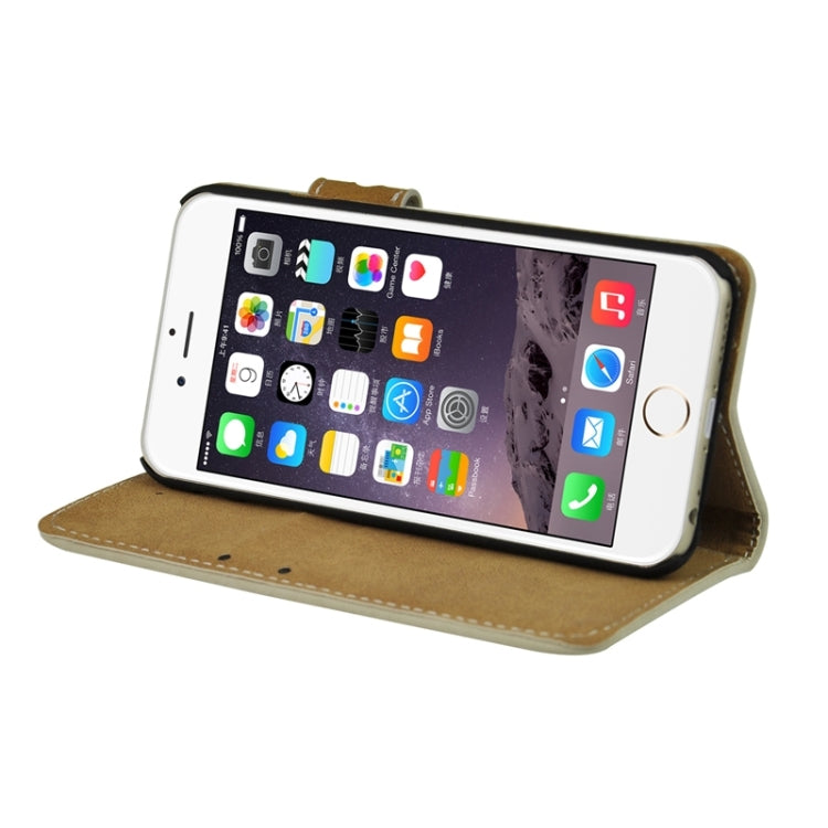 Frosted Horizontal Flip Leather Case with Holder & Card Slots & Wallet for iPhone 6 & 6S