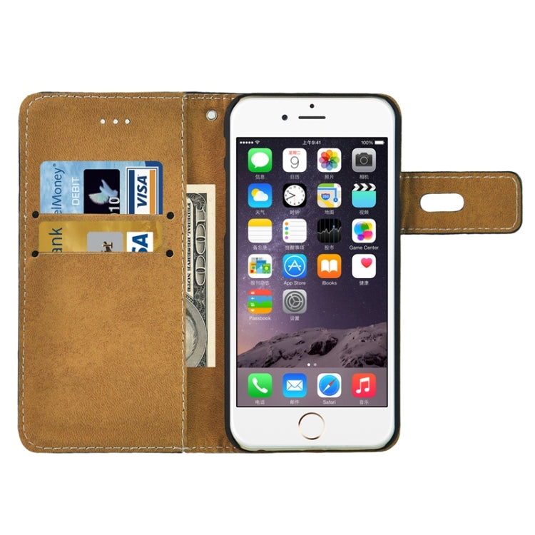 Frosted Horizontal Flip Leather Case with Holder & Card Slots & Wallet for iPhone 6 & 6S