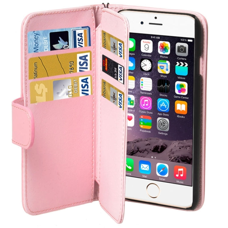 Wallet Style Six Card Slots PU Leather Case with Lanyard for iPhone 6