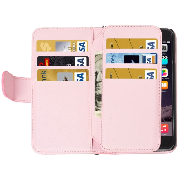 Wallet Style Six Card Slots PU Leather Case with Lanyard for iPhone 6