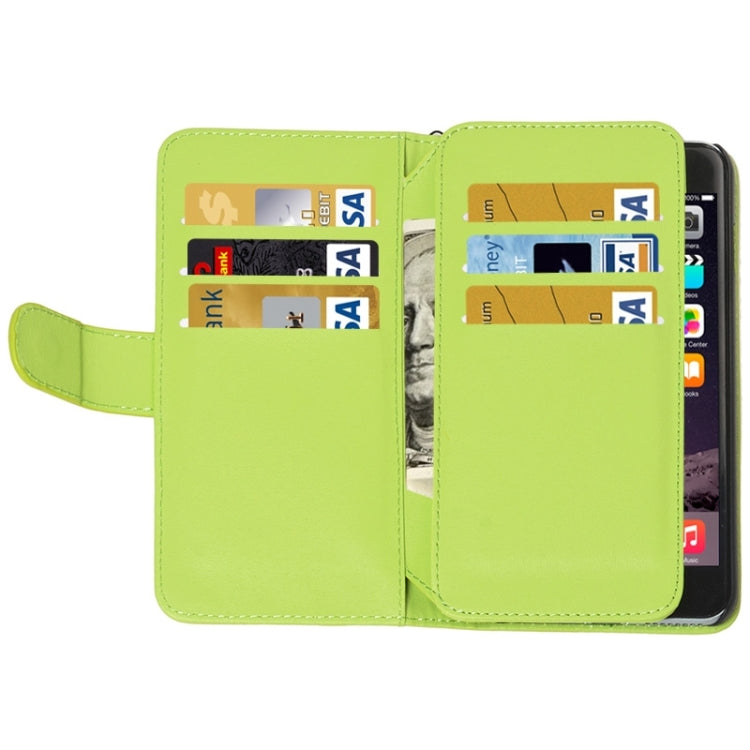 Wallet Style Six Card Slots PU Leather Case with Lanyard for iPhone 6
