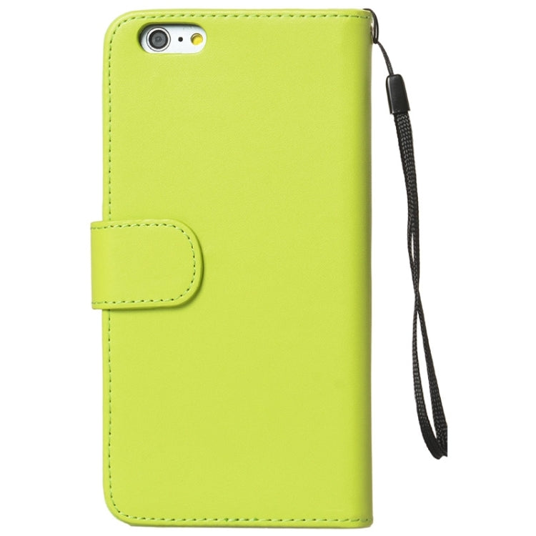 Wallet Style Six Card Slots PU Leather Case with Lanyard for iPhone 6
