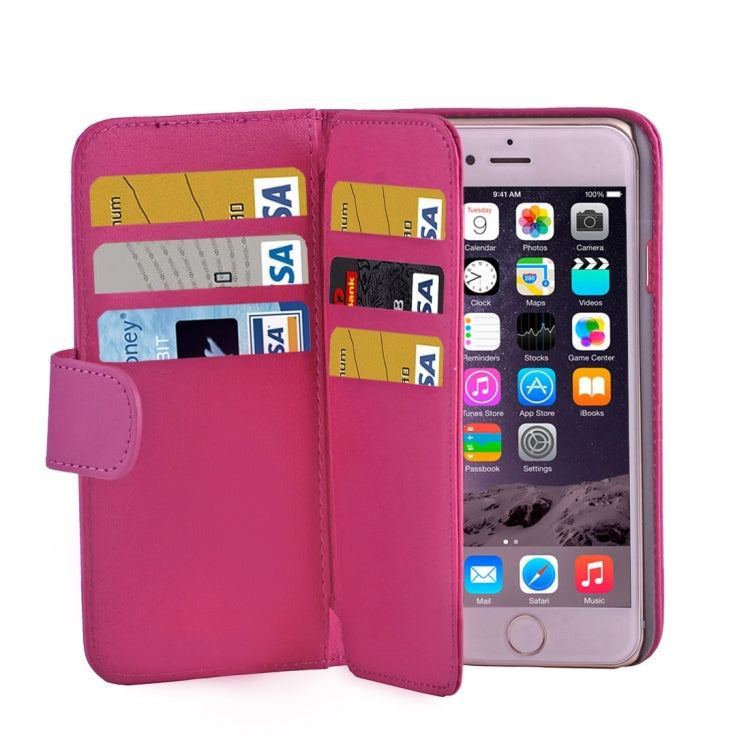 Wallet Style Six Card Slots PU Leather Case with Lanyard for iPhone 6