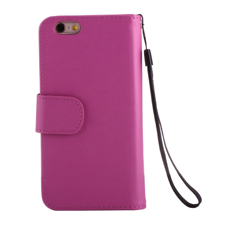Wallet Style Six Card Slots PU Leather Case with Lanyard for iPhone 6
