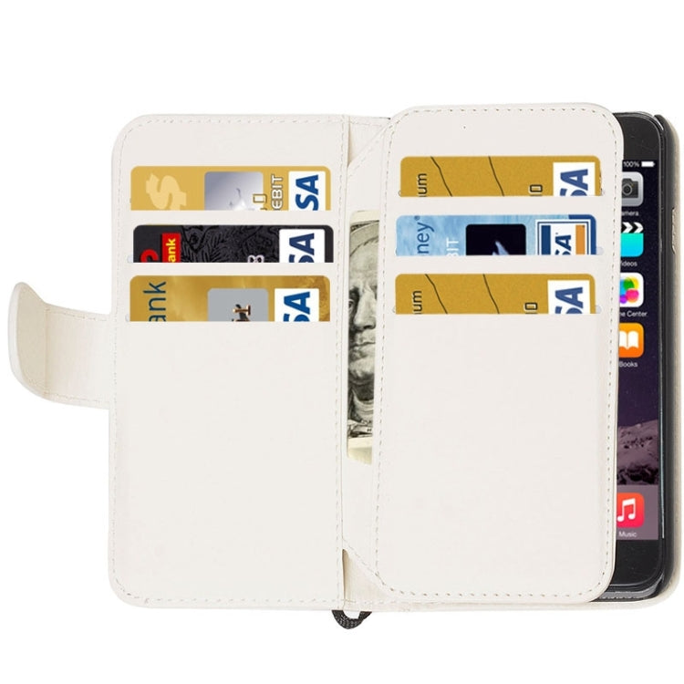 Wallet Style Six Card Slots PU Leather Case with Lanyard for iPhone 6