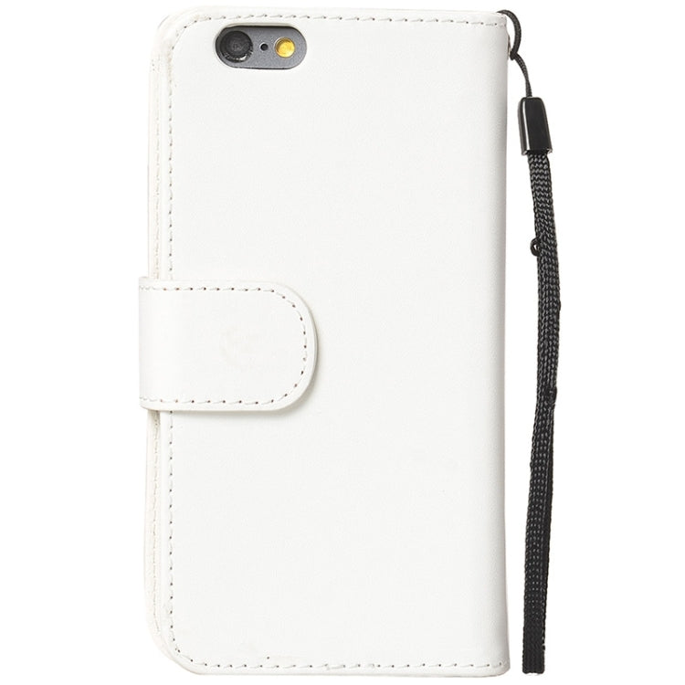 Wallet Style Six Card Slots PU Leather Case with Lanyard for iPhone 6