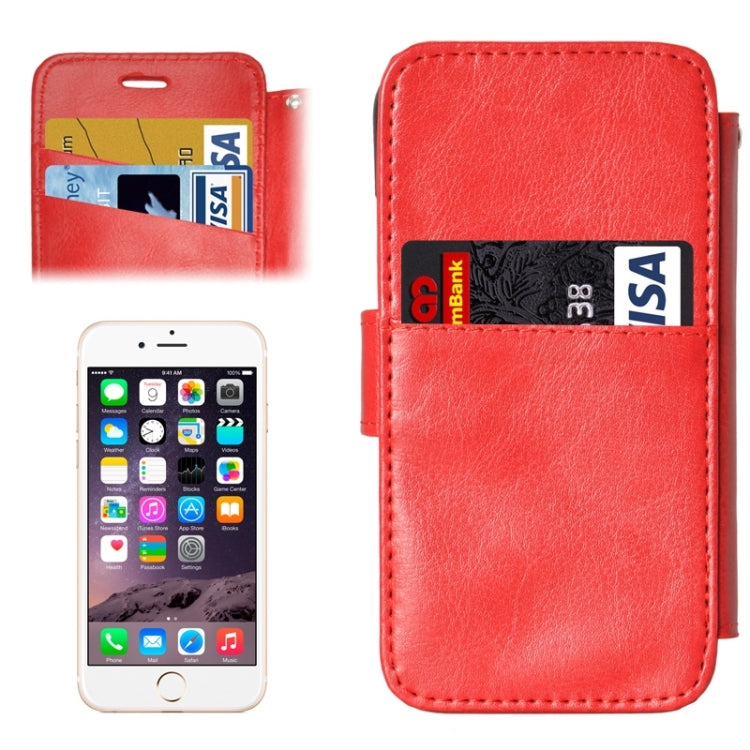 2 in 1 Separable Back Cover Card Slot Style PU Leather Case for iPhone 6 & 6S