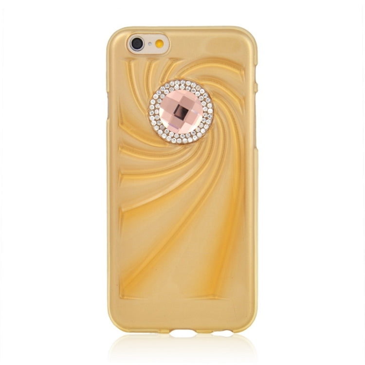 Fashionable Ultrathin Diamond Encrusted TPU Protective Case for iPhone 6