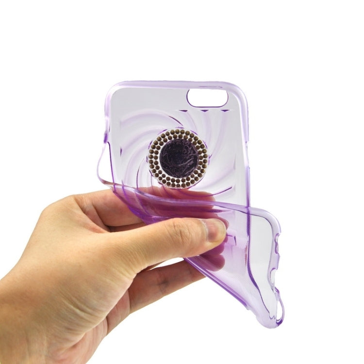 Fashionable Ultrathin Diamond Encrusted TPU Protective Case for iPhone 6