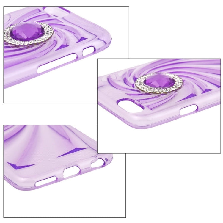 Fashionable Ultrathin Diamond Encrusted TPU Protective Case for iPhone 6