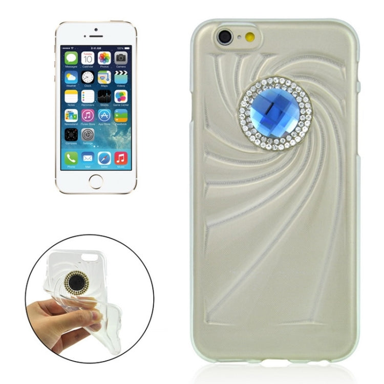 Fashionable Ultrathin Diamond Encrusted TPU Protective Case for iPhone 6