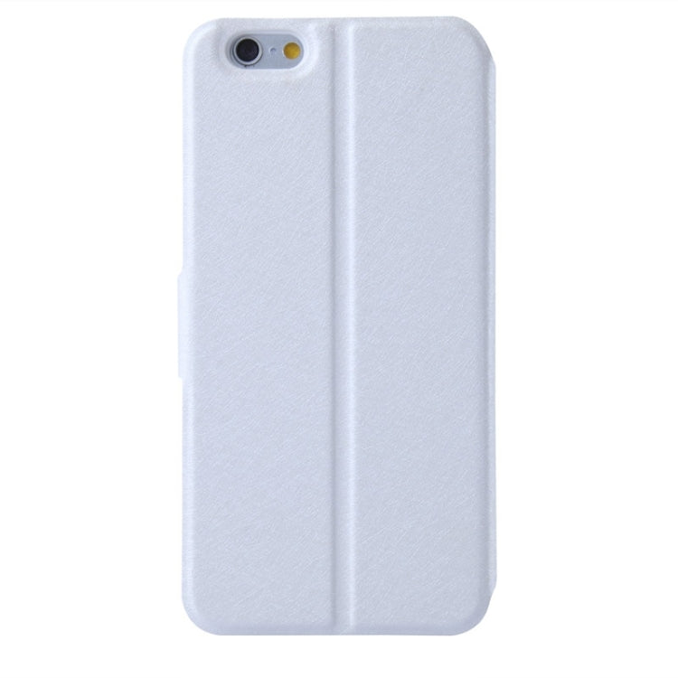 Natural Silk Texture & Stereoscopic Diamond Encrusted Rose Horizontal Flip Leather Case with Holder & Card Slot for iPhone 6