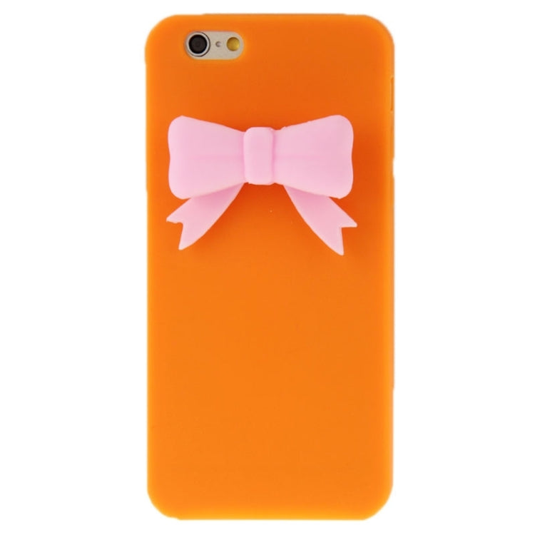 Stereoscopic Bowknot Silicone Protective Case for iPhone 6