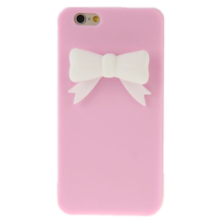 Stereoscopic Bowknot Silicone Protective Case for iPhone 6