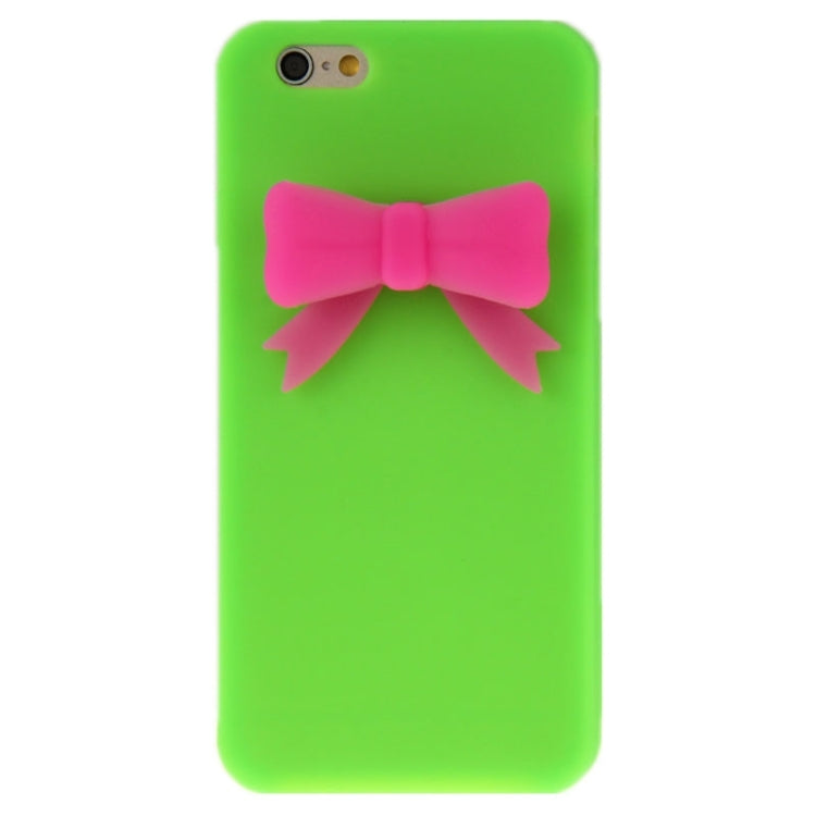 Stereoscopic Bowknot Silicone Protective Case for iPhone 6