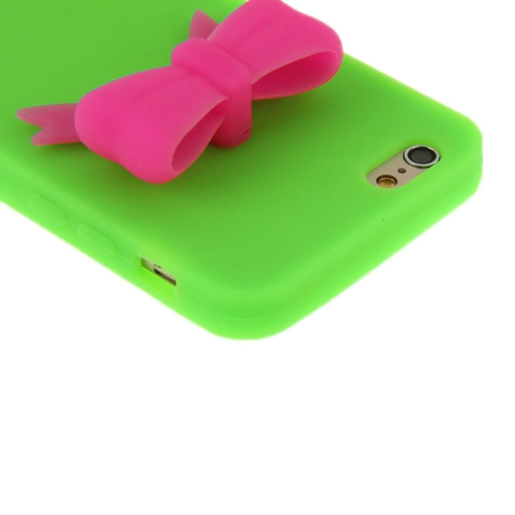 Stereoscopic Bowknot Silicone Protective Case for iPhone 6